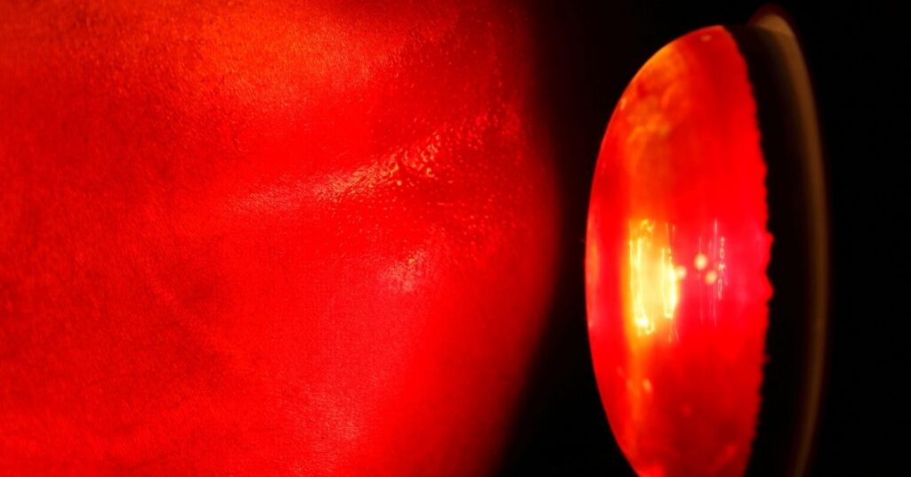 Infrared light therapy for dogs